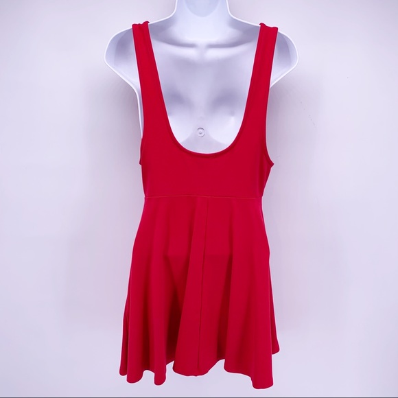 Cooperative Red Fit and Flare Mini Dress Size M - Picture 7 of 8